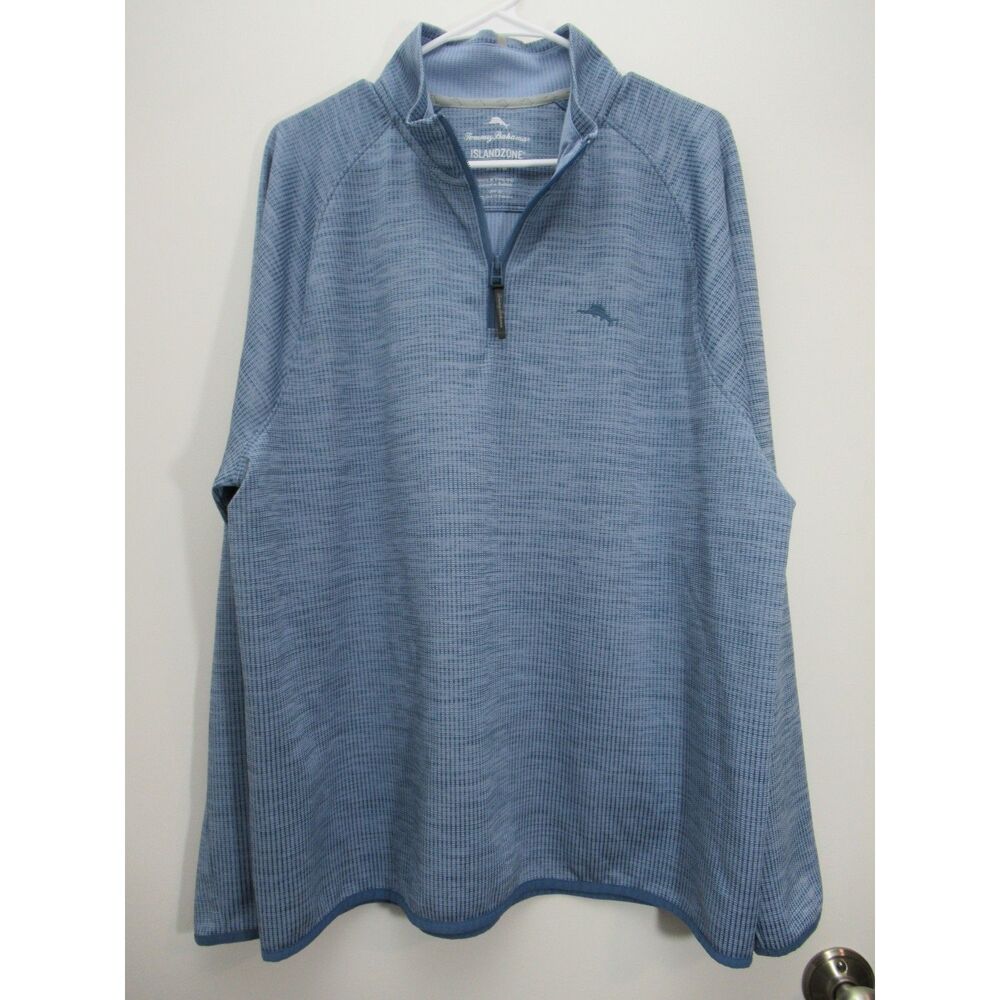 Tommy Bahama IslandZone Palm Pro Quarter-Zip Pullover Size XL